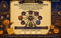 Halloween-Jahrmarkt-Schnitzeljagd