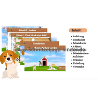 Hunde Schatzsuche 6-8 Jahren- Hunde Schnitzeljagd