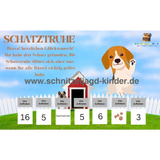 Hunde Schatzsuche 6-8 Jahren- Hunde Schnitzeljagd