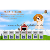 Hunde Schatzsuche 6-8 Jahren- Hunde Schnitzeljagd