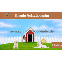 Hunde Schatzsuche 6-8 Jahren- Hunde Schnitzeljagd