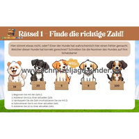 Hunde Schatzsuche 6-8 Jahren- Hunde Schnitzeljagd