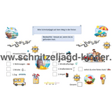 KLEINE SCHNITZELJAGD AUF DER FERIENSTRASSE - FERTIGE SCHATZSUCHE ZUM AUSDRUCKEN KOSTENLOS - schnitzeljagd-kinder