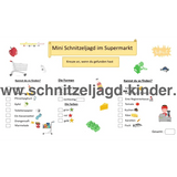 KLEINE SCHNITZELJAGD IM SUPERMARKET - FERTIGE SCHATZSUCHE ZUM AUSDRUCKEN KOSTENLOS - schnitzeljagd-kinder
