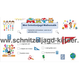 KLEINE SCHNITZELJAGD MATHE - FERTIGE SCHATZSUCHE ZUM AUSDRUCKEN KOSTENLOS - schnitzeljagd-kinder
