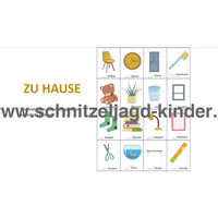 KLEINE ZUHAUSE SCHNITZELJAGD - FERTIGE SCHATZSUCHE ZUM AUSDRUCKEN KOSTENLOS - schnitzeljagd-kinder
