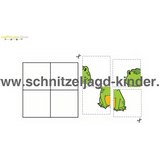 Kostenlose Papierfrosch zum Ausschneiden und Aufkleben - schnitzeljagd-kinder