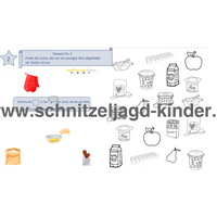 Kulinarische Schnitzeljagd - SCHNITZELJAGD: REZEPT FÜR EINEN KUCHEN-6-7 Jahren - schnitzeljagd-kinder