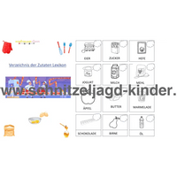 Kulinarische Schnitzeljagd - SCHNITZELJAGD: REZEPT FÜR EINEN KUCHEN-6-7 Jahren - schnitzeljagd-kinder
