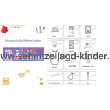 Kulinarische Schnitzeljagd - SCHNITZELJAGD: REZEPT FÜR EINEN KUCHEN-6-7 Jahren - schnitzeljagd-kinder