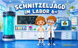 Schnitzeljagd im Labor zum Ausdrucken – Forscher-Schatzsuche für Kinder ab 6 Jahren | PDF