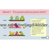 Märchen Schatzsuche-Schnitzeljagd Aufgaben zum Ausdrucken (PDF) - schnitzeljagd-kinder