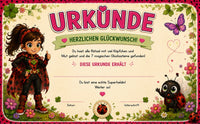 Marienkäfer-Superheldin Schnitzeljagd - schnitzeljagd-kinder