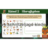Maya im Dschungel Schatzsuche – Schnitzeljagd zum Ausdrucken - schnitzeljagd-kinder