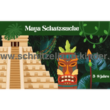 Maya im Dschungel Schatzsuche – Schnitzeljagd zum Ausdrucken - schnitzeljagd-kinder