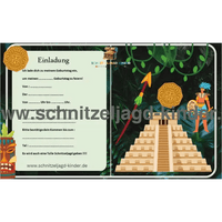 Maya im Dschungel Schatzsuche – Schnitzeljagd zum Ausdrucken - schnitzeljagd-kinder