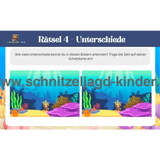 Meer Schnitzeljagd zum ausdrucken 5-8 jahren - schnitzeljagd-kinder