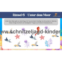 Meer Schnitzeljagd zum ausdrucken 5-8 jahren - schnitzeljagd-kinder