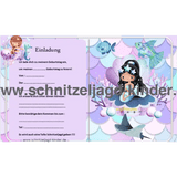 Meerjungfrau-Schatzsuche-Schnitzeljagd Aufgaben zum Ausdrucken (PDF) - schnitzeljagd-kinder