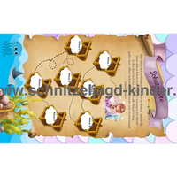 Meerjungfrau-Schatzsuche-Schnitzeljagd Aufgaben zum Ausdrucken (PDF) - schnitzeljagd-kinder