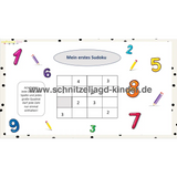 Mein erstes Sudoku-Sudoku-Rätsel für Kinder zum Ausdrucken.schnitzeljagd-kinder
