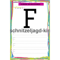 MEIN SCHREIBHEFT - schnitzeljagd-kinder