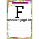 MEIN SCHREIBHEFT - schnitzeljagd-kinder