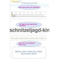 MEIN SCHREIBHEFT - schnitzeljagd-kinder