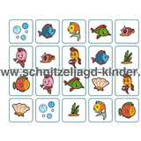 Memory-Spiel zum Thema Meer: 3 Vorlagen zum kostenlosen Ausdrucken - schnitzeljagd-kinder