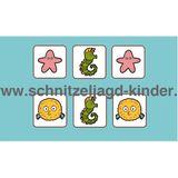 Memory-Spiel zum Thema Meer: 3 Vorlagen zum kostenlosen Ausdrucken - schnitzeljagd-kinder