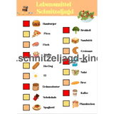 Mini Lebensmittel-Schnitzeljagd zum ausdrücken - schnitzeljagd-kinder