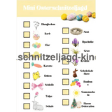 Mini Osterschnitzeljagd-Spiel zum kostenlosen Ausdrucken - schnitzeljagd-kinder