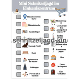 Mini Schnitzeljagd-Spiel im Einkaufszentrum - schnitzeljagd-kinder