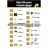 Mini Silvester Schnitzeljagd zum ausdrücken - schnitzeljagd-kinder