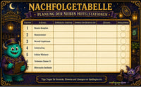 Monsterhotel-Schnitzeljagd für Kinder | Halloween-PDF