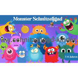 Monster Schnitzeljgad zum ausdrucken- Monster schatzsuche für kinder von 5-8 jahren - schnitzeljagd-kinder