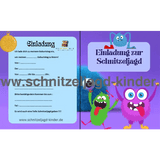 Monster Schnitzeljgad zum ausdrucken- Monster schatzsuche für kinder von 5-8 jahren - schnitzeljagd-kinder