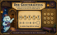 Monsterhotel-Schnitzeljagd für Kinder | Halloween-PDF - schnitzeljagd-kinder
