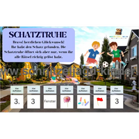 Nachbarschafts-Schatzsuche-Schnitzeljagd zum ausdrucken für Kinder im Alter von 5-8 Jahren - schnitzeljagd-kinder