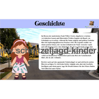 Nachbarschafts-Schatzsuche-Schnitzeljagd zum ausdrucken für Kinder im Alter von 5-8 Jahren - schnitzeljagd-kinder