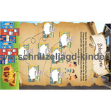 Nachbarschafts-Schatzsuche-Schnitzeljagd zum ausdrucken für Kinder im Alter von 5-8 Jahren - schnitzeljagd-kinder