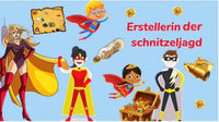 SCHNITZELJAGD-KINDER-GEBURTSTAGS-SCHNITZELJAGD UND SPIELIDEEN ZUM AUSDRUCKEN