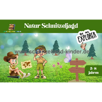 Natur-Wald Schatzsuche - Schnitzeljagd Zum Ausdrucken (PDF)
