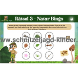 Natur-Wald Schatzsuche - Schnitzeljagd Zum Ausdrucken (PDF) Für 5-8 Jahre - schnitzeljagd-kinder