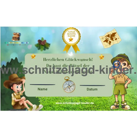 Natur-Wald Schatzsuche - Schnitzeljagd Zum Ausdrucken (PDF) Für 5-8 Jahre - schnitzeljagd-kinder