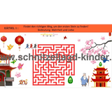 NINJA-SCHNITZELJAGD IN JAPAN-4-5 JAHREN - SCHNITZELJAGD AUFGABEN ZUM AUSDRUCKEN PDF - schnitzeljagd-kinder