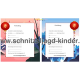 Ninja Schnitzeljagd in Japan-6-7 Jahren - schnitzeljagd