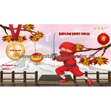 Ninja Schnitzeljagd in Japan-6-7 Jahren - schnitzeljagd