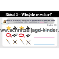 Ninja Schnitzeljagd Zum Ausdrucken, Schatzsuche Für Kinder Von 5-8 Jahren - schnitzeljagd-kinder