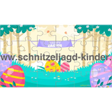 OSTER PUZZLE - 24-TEILIGES PUZZLE MIT DEM THEMA OSTERN PUZZLE ZUM AUSDRUCKEN - schnitzeljagd-kinder